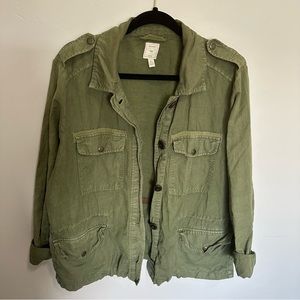GAP Women’s Cargo / Army Style lightweight jacket Size XL